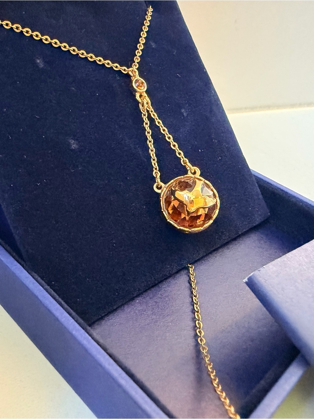 RARE Alice in Wonderland Sparrow Pendant Necklace, replica created by Swarovski